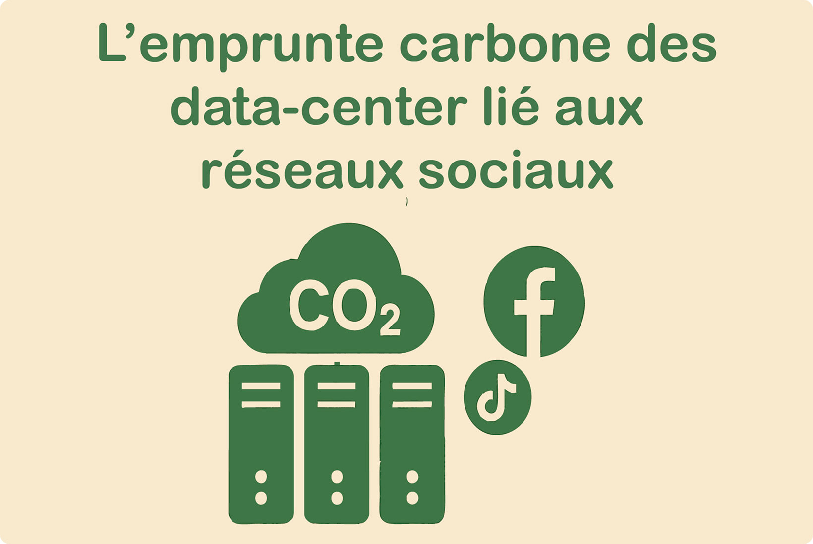 C'est l'image qui illustre le sujet sur la consommation de co2 des data centers lié aux réseaux sociaux.