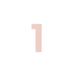 icone numéro 1 dans un rond